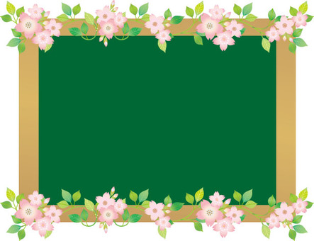 Flower blackboard Flower blackboard