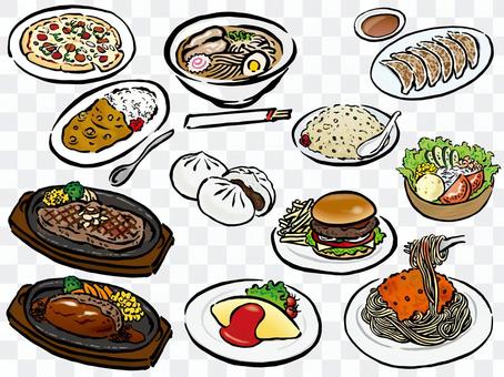 Food menu set 2 Food menu set 2