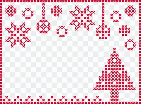 Stitch 2 Christmas material frame Stitch 2 Christmas material frame