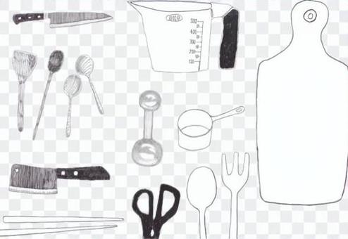 Kitchen knife measuring board cutting board kitchen goods Kitchen knife measuring board cutting board kitchen goods
