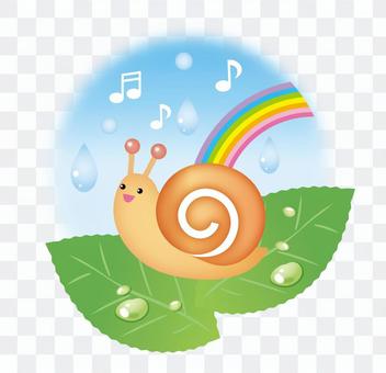 蝸牛和雨和彩虹 蝸牛和雨和彩虹
