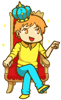 A man who feels like a king A man who feels like a king
