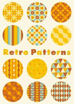 Retro pattern set Retro pattern set