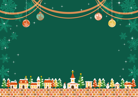 Christmas cityscape and mobile background horizontal Christmas cityscape and mobile background horizontal