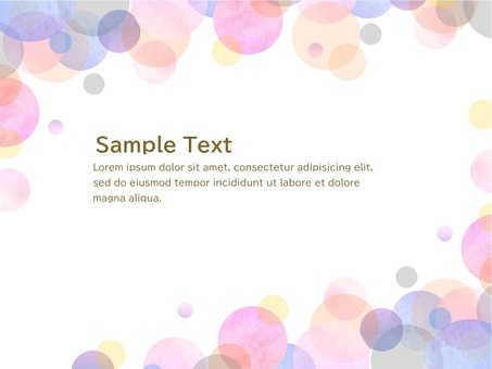 Illustration: watercolor pastel color frame Illustration: watercolor pastel color frame