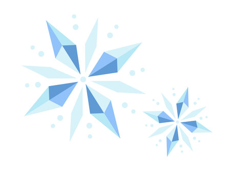 Crystal-like snowflake Crystal-like snowflake
