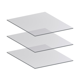 Three-layer filter layer translucent transparent Three-layer filter layer translucent transparent