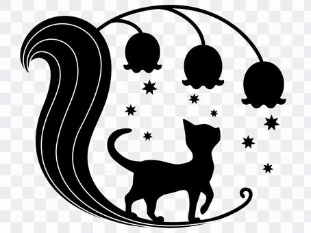 Vanilla and cat silhouette Vanilla and cat silhouette