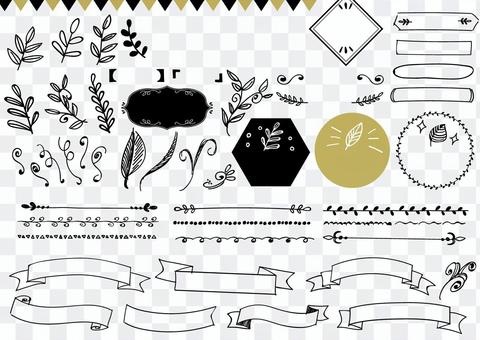 Handwritten material 054 leaf set Handwritten material 054 leaf set