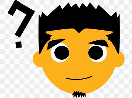Cut face icon male? Cut face icon male?