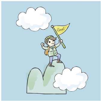 Illustrations, mountain climbing, mountain peaks, illustrations Illustrations, mountain climbing, mountain peaks, illustrations