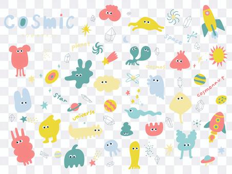Space scribble icon Space scribble icon