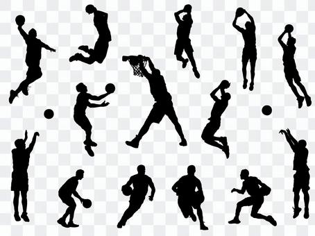 Basketball_Silhouette_Set 3 Basketball_Silhouette_Set 3