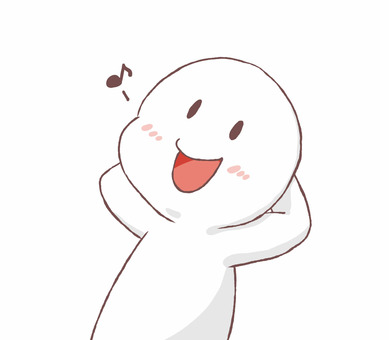 Illustration of a happy person Illustration of a happy person