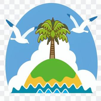 Palm trees and islands Palm trees and islands