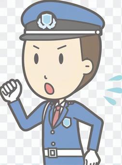 Security guard - run - bust Security guard - run - bust