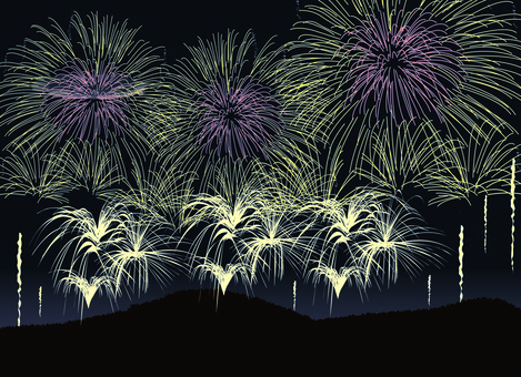 Fireworks launch tournament event summer Fireworks launch tournament event summer