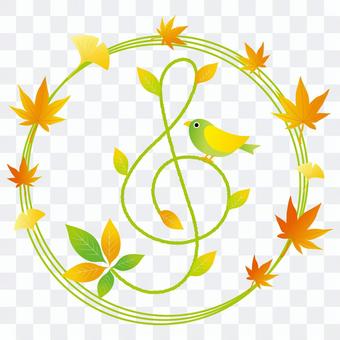Notes of foliage and fallen leaves Notes of foliage and fallen leaves
