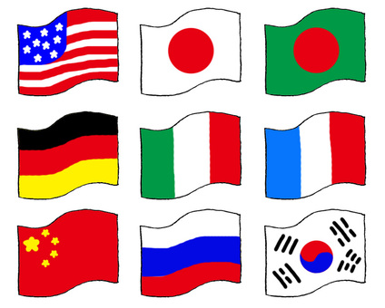 Flag of the world Flag of the world
