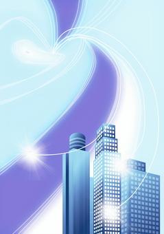 Building frame · IT communication network Vertical Building frame · IT communication network Vertical
