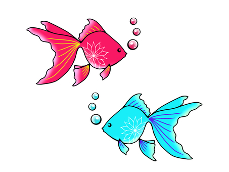 Two-color goldfish Two-color goldfish
