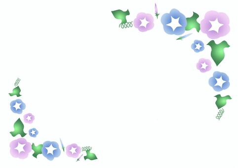Frame of morning glory ② Frame of morning glory ②