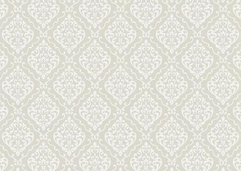 Damask pattern European beige Damask pattern European beige