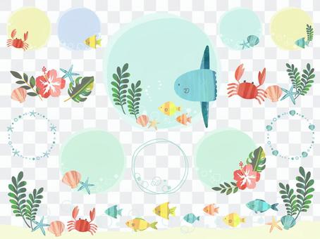 Fish frameset Fish frameset