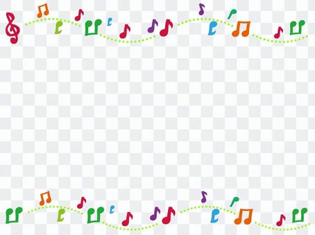 Musical note frame 2 Musical note frame 2