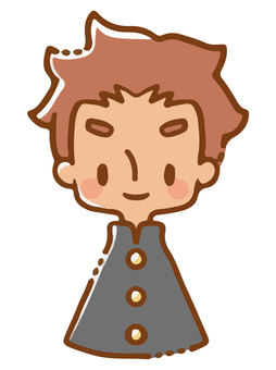 Image of a boy wearing a school uniform Image of a boy wearing a school uniform