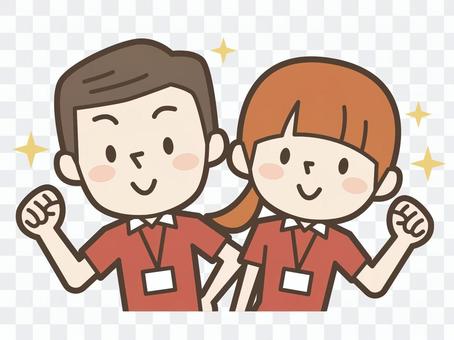 Polo shirt male and female staff Polo shirt male and female staff