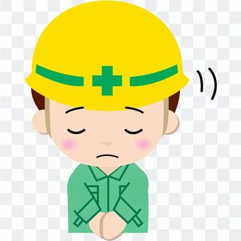 Construction worker _ upper body (apologize) Construction worker _ upper body (apologize)