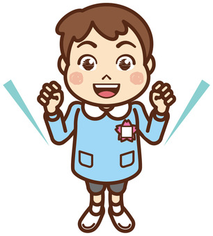 Children / boys / I'll do my best / smock Children / boys / I'll do my best / smock