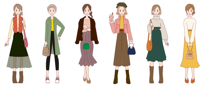 Autumn fashion coordination Autumn fashion coordination