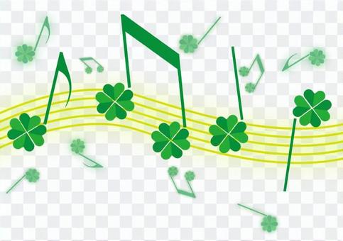 Cute clover note Cute clover note