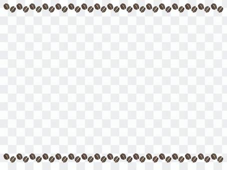 Coffee bean line & background Coffee bean line & background