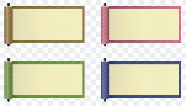 Scrolls _ Japanese style 02 Scrolls _ Japanese style 02