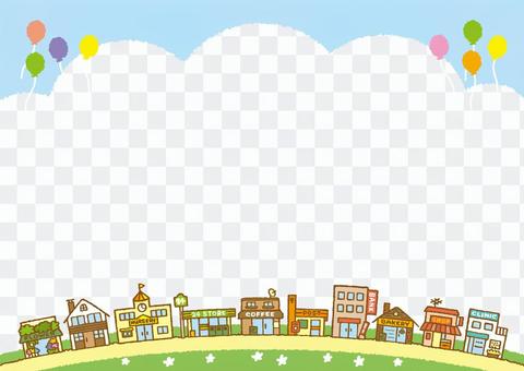 Background (cityscape 2 of the shopping district) Background (cityscape 2 of the shopping district)