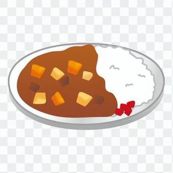 Curry and rice Curry and rice