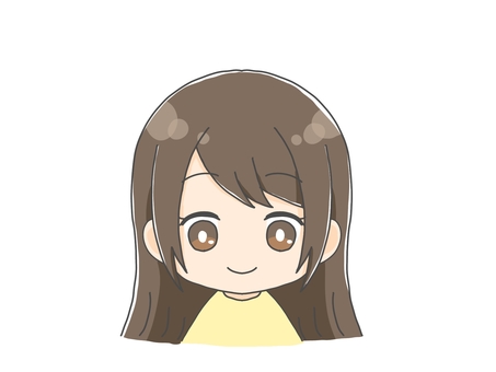 Cute girl icon Cute girl icon