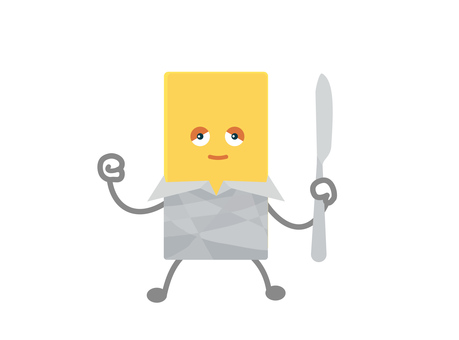 Butter character, energetic Butter character, energetic