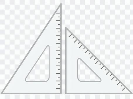 Triangular ruler _ 01 Triangular ruler _ 01