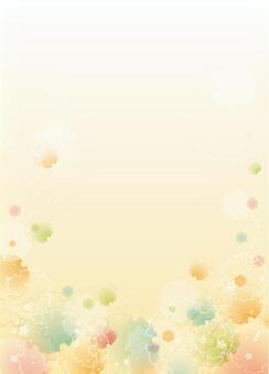 Japanese style background (snow ring / yellow) Japanese style background (snow ring / yellow)