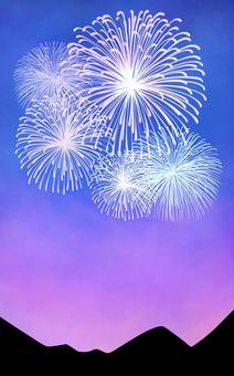 Fireworks and night sky ② Fireworks and night sky ②