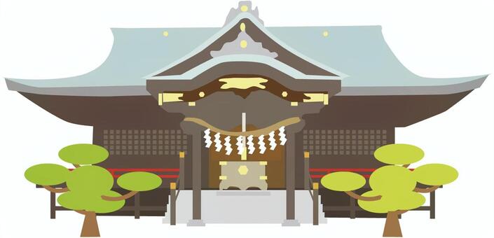 Shrine main building Shrine main building