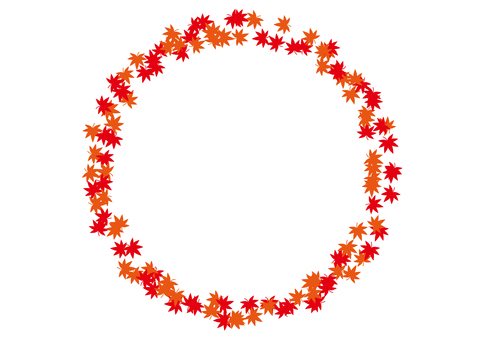 4 frames_Autumn leaves, circles, spraying 4 frames_Autumn leaves, circles, spraying