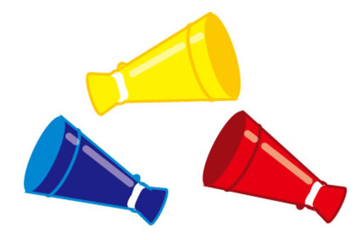 Megaphone's cheer for goods sports watching teaser Megaphone's cheer for goods sports watching teaser