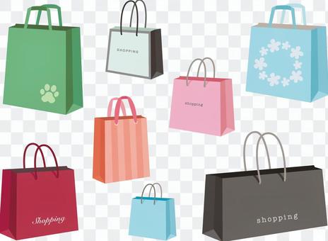 Various shopping bags Various shopping bags