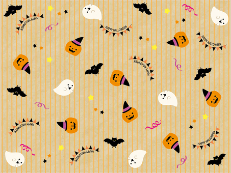 Halloween pattern background material Halloween pattern background material