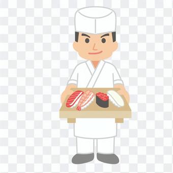 Sushi craftsman Sushi craftsman